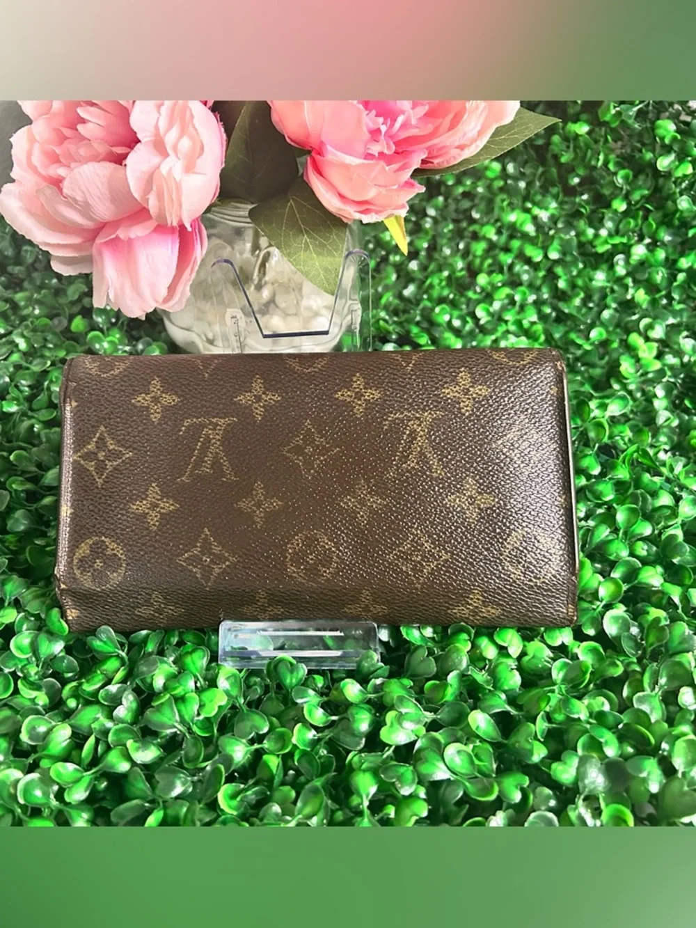 Vintage Louis Vuitton Monogram Long Wallet w/ Pen Loop - Picture 2 of 13
